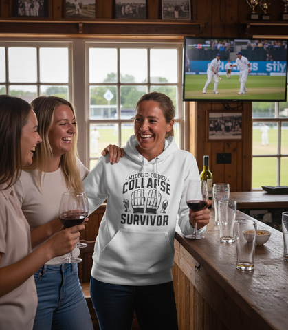 Middle-order Collapse Survivor | Funny Cricket Hoodie