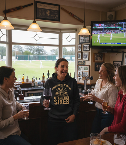 You Bring the Sledging, I'll Bring the Sixes | Funny Cricket Hoodie