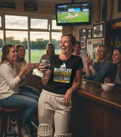 Bowled & Bamboozled and Still Looking Better Than You | Funny Cricket T-Shirt