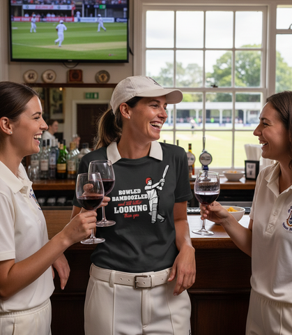 Bowled & Bamboozled And Still Looking Better Than You | Funny Cricket T-shirt