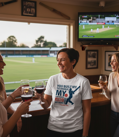 You Built My Technique My Confidence and My Gam, Thank You | Cricket Coach T-shirt