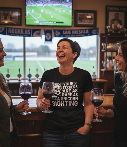 Your Tekkers Are As Rare as a Unicorn Sighting | Funny Football T-Shirt