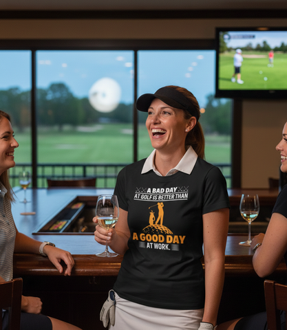 A Bad Day at Golf Is Better Than a Good Day at Work | Funny Golf T-shirt