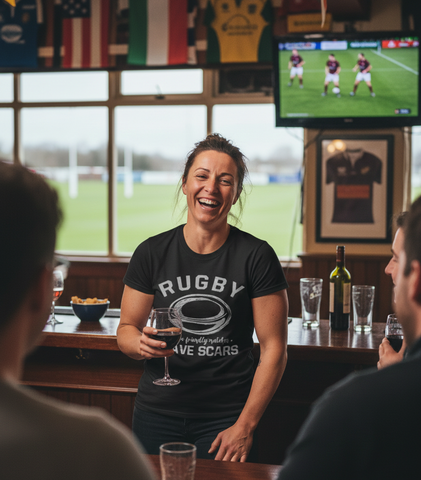 Rugby Where Friendly Matches Leave Scars | Funny Rugby T-shirt