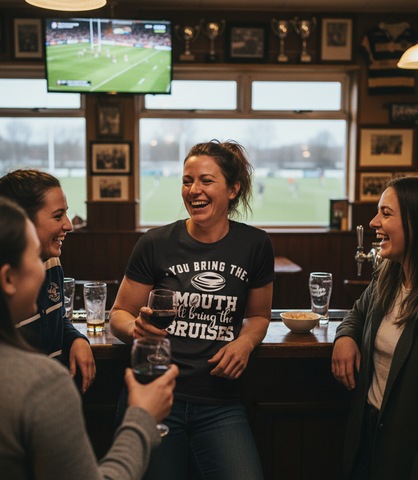 You Bring the Mouth I’ll Bring the Bruises | Funny Rugby T-shirts