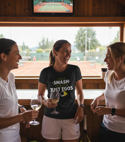 I Don't Smash Rackets Just Egos! | Funny Tennis T-shirt