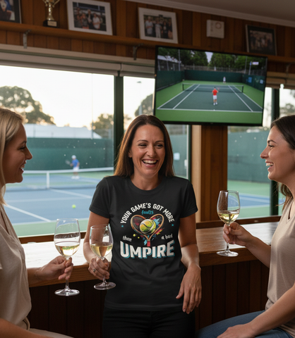 Your Game's Got More Faults Than A Bad Umpire! | Funny Tennis T-Shirt
