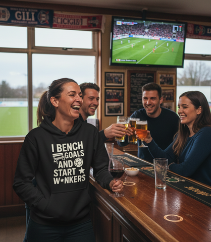 I Bench Goals and Start W*ankers | Funny Fantasy Football Hoodie