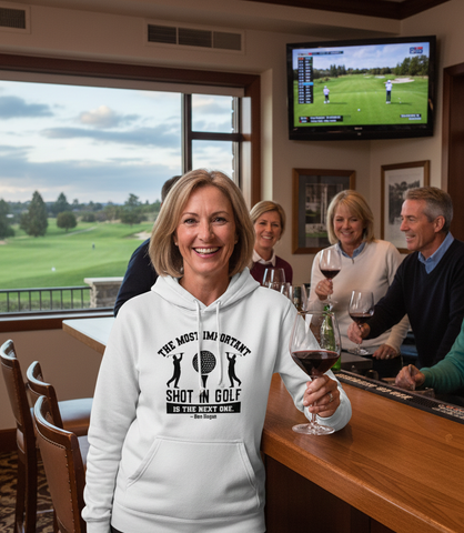The Most Important Shot in Golf Is the Next One – Ben Hogan | Funny Golf Hoodie