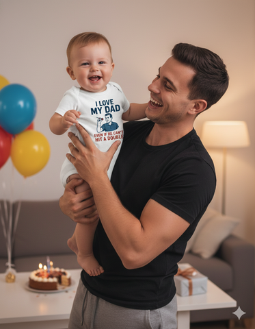 I Love My Dad Even if He Can’t Hit a Double | Funny Darts Baby Grow