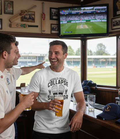 Middle-order Collapse Survivor | Funny Cricket T-shirt