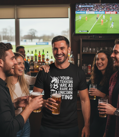 Your Tekkers Are As Rare as a Unicorn Sighting | Funny Football T-Shirt