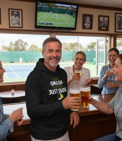 I Don't Smash Rackets Just Egos! | Funny Tennis Hoodie