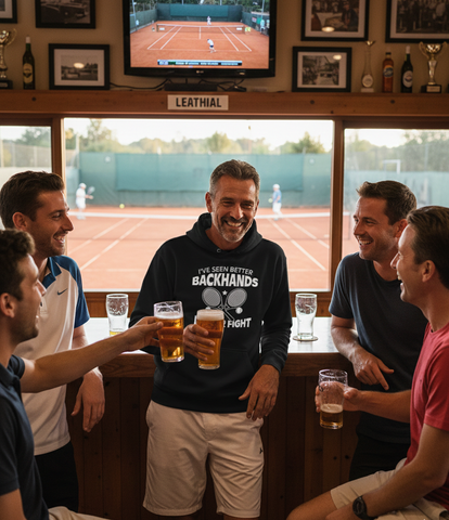 I've Seen Better Backhands In A Bar Fight! | Funny Tennis Hoodie