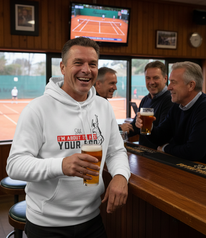 Shh....i'm About To Ace Your Ego! | Funny Tennis Hoodie