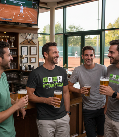 Tennis Is My Therapy, Humiliating You Is Just A Bonus! | Funny Tennis T-Shirt