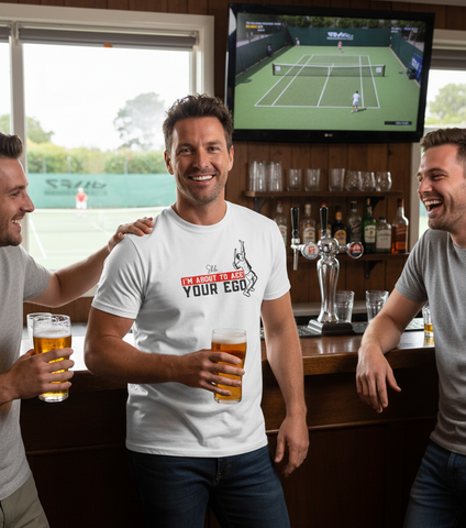 Shh....I'm About To Ace Your Ego! | Funny Tennis T-Shirt