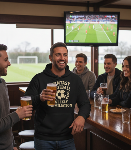 Fantasy Football = Weekly Humiliation | Funny Fantasy Football Hoodie