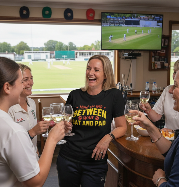 Mind The Gap Between Your Bat And Pads | Funny Cricket T-Shirt