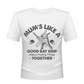 Mums Like A Good Bat Grip, Always Holding Things Together. Funny Cricket T-Shirt, Premium Fabric, Multiple Junior Sizes, Perfect for Boys and Girls