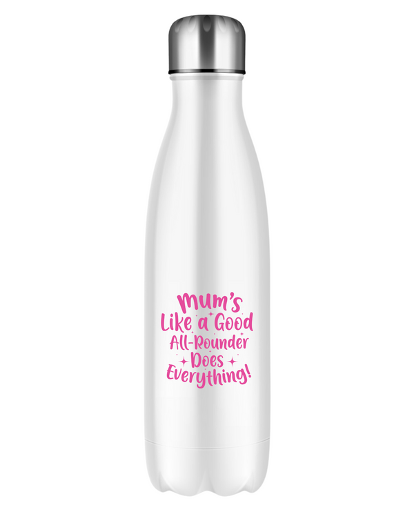 Mums Like A Good All-rounder, Does Everything!  500ml Stainless Steel Water Bottles, Hot And Cold Drinks, Perfect For Boys And Girls To Keep Hydrated