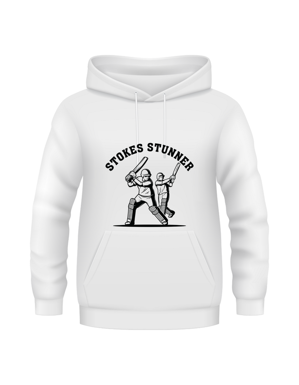 Stokes Stunner - Funny Cricket Hoodie, Premium Fabric, Multiple Adult Sizes