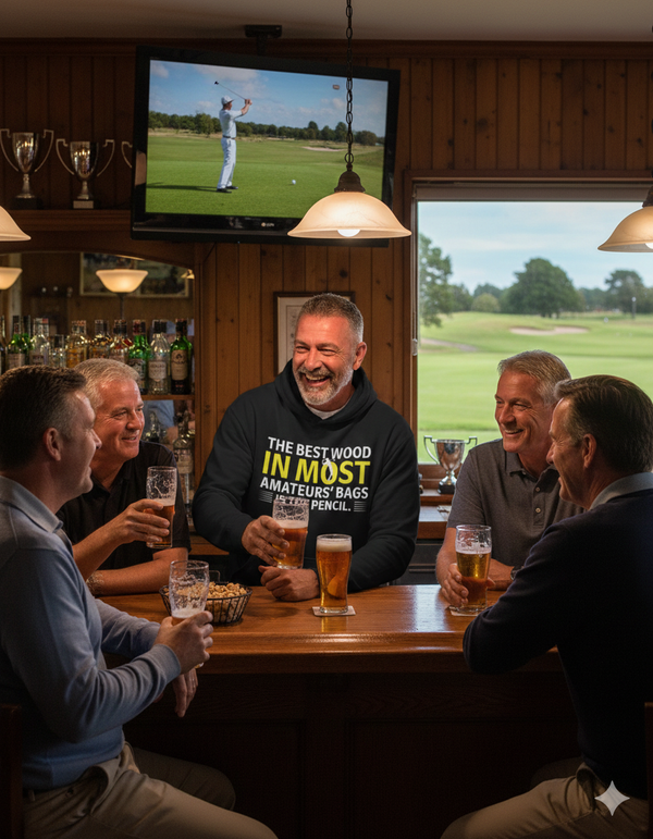 The Best Wood in Most Amateurs Bags, Is the Pencil | Funny Golf Hoodie