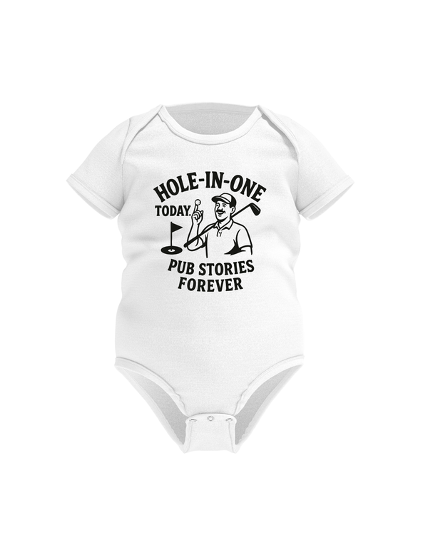 Hole-in-One Today, Pub Stories Forever | Funny Golf Baby Grows