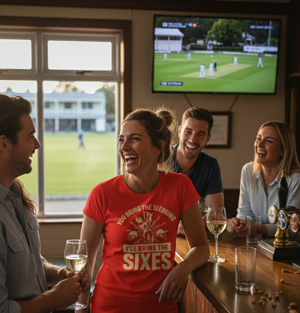 You Bring The Sledging, I'll Bring The Sixes | Funny Cricket T-Shirt