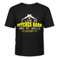 I Like My Pitches Hard And My Balls Shiny! Funny Cricket Tee, Premium Fabric, Multiple Adult Sizes