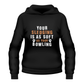 Your Sledging Is as Soft as Your Bowling!  Funny Cricket Hoodie, Premium Fabric, Multiple Adult Sizes